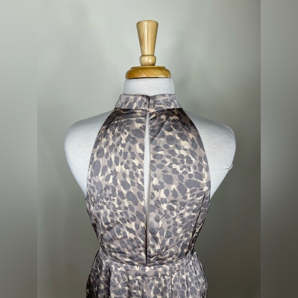 Good American The Resort Leopard Halter Dress - Size 3 - Picture 9 of 16